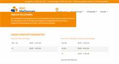 Desktop Screenshot of mvz-hellersen.de